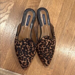 Margaux Leopard Print Mules